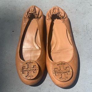 Tory Burch Reva flats in Cognac (10.5 women)